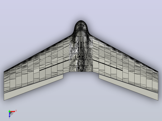 Flywing Blackjack 1300mm飞机俯视缩略图