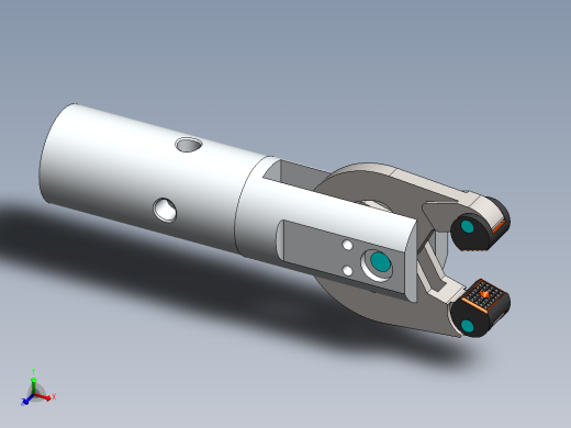 夹爪3D数模图纸 Solidworks设计