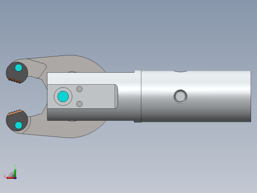 夹爪3D数模图纸 Solidworks设计后视缩略图