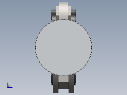 夹爪3D数模图纸 Solidworks设计左视缩略图