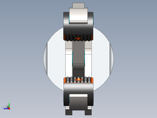 夹爪3D数模图纸 Solidworks设计右视缩略图