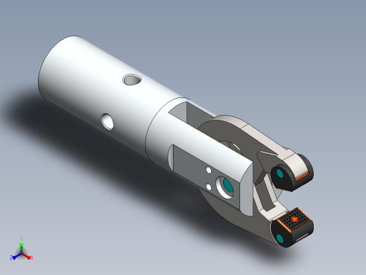 夹爪3D数模图纸 Solidworks设计正等轴测缩略图