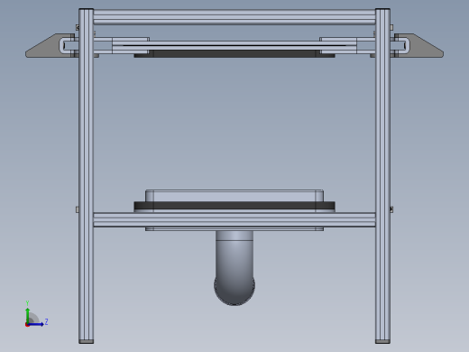 DIY真空成型机vacuum-forming-machine-模型格式为 stp sw左视缩略图