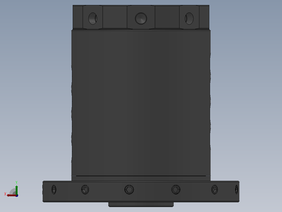 HWRA88双转盘法兰盘型[HWRA88]后视图