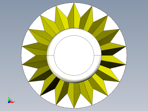 发动机空气过滤器前视缩略图