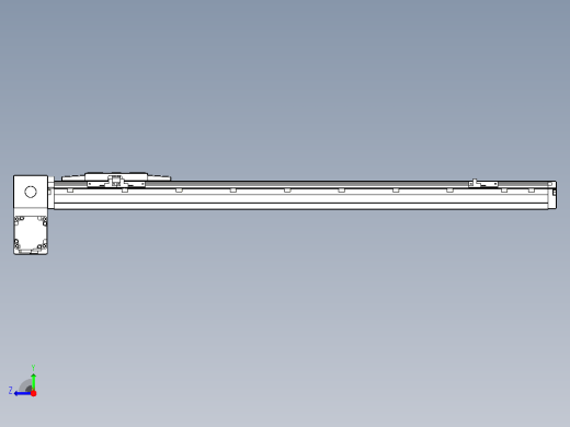 机器人皮带驱动直线轴TPA-GCB-120-P70-L650-LP-M20-N3右视缩略图