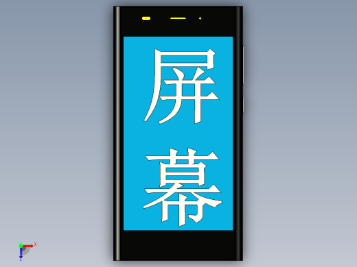 小米手机模型俯视缩略图