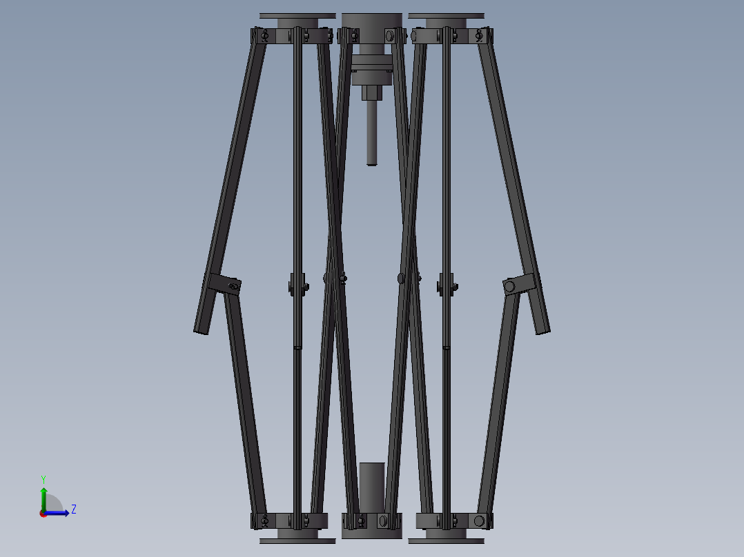 汽车遮阳伞的设计与结构优化【带三维】260左视图