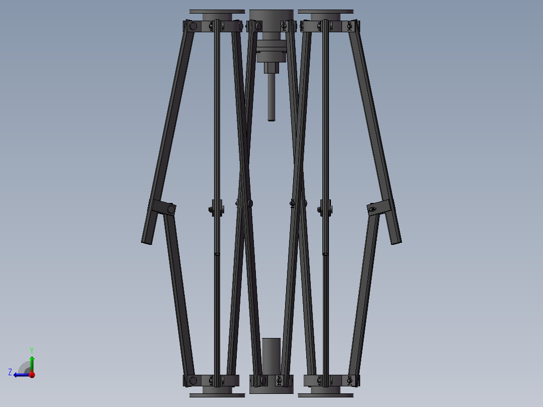 汽车遮阳伞的设计与结构优化【带三维】260右视图