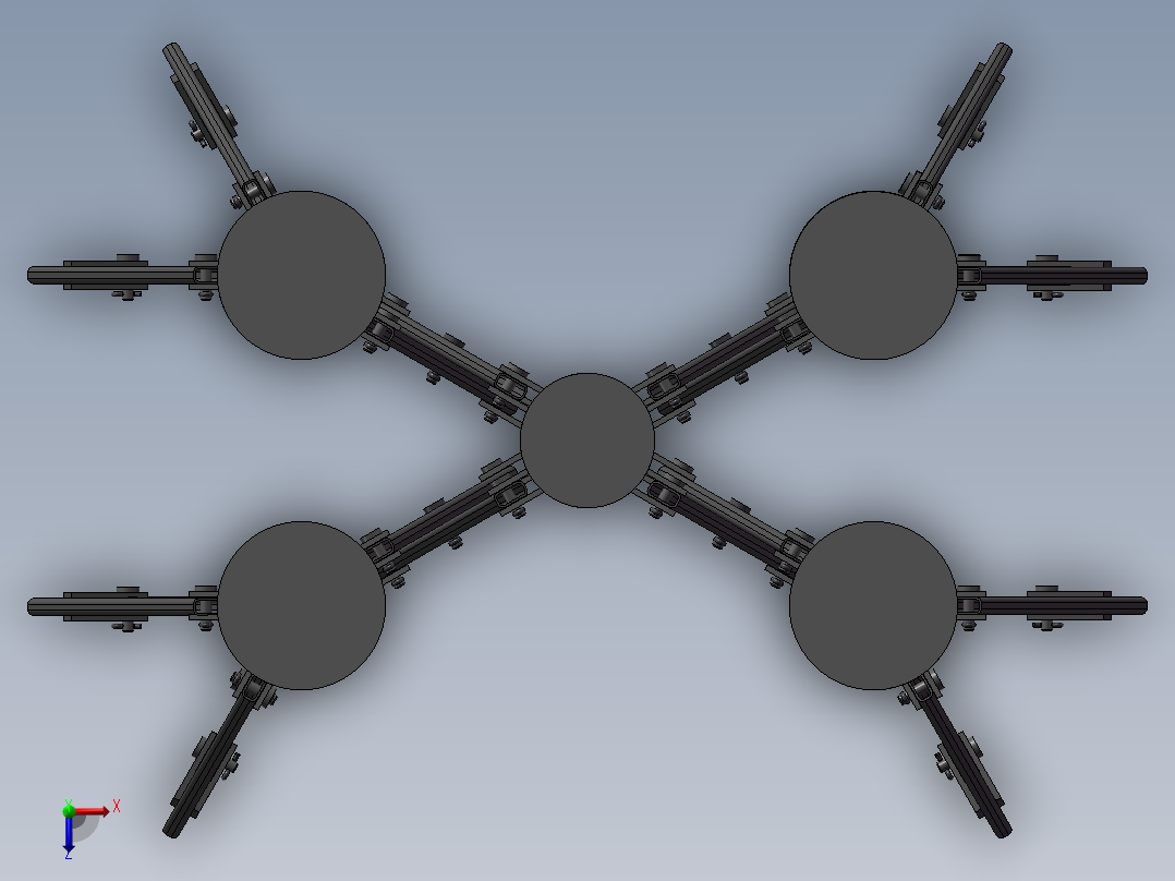 汽车遮阳伞的设计与结构优化【带三维】260俯视图