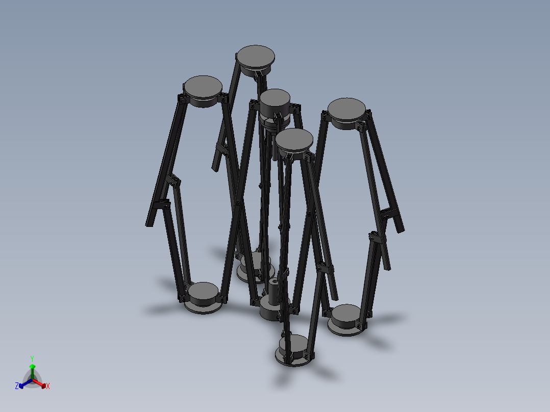 汽车遮阳伞的设计与结构优化【带三维】260正等轴测图