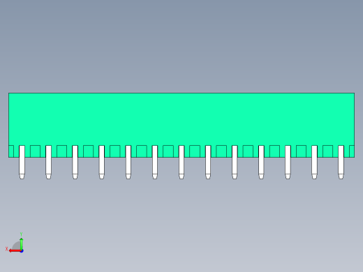 DEGSON 2EDG 系列 5.0mm 可插拔接线端子组-2EDGV-5.0-13P-14-00AH后视缩略图