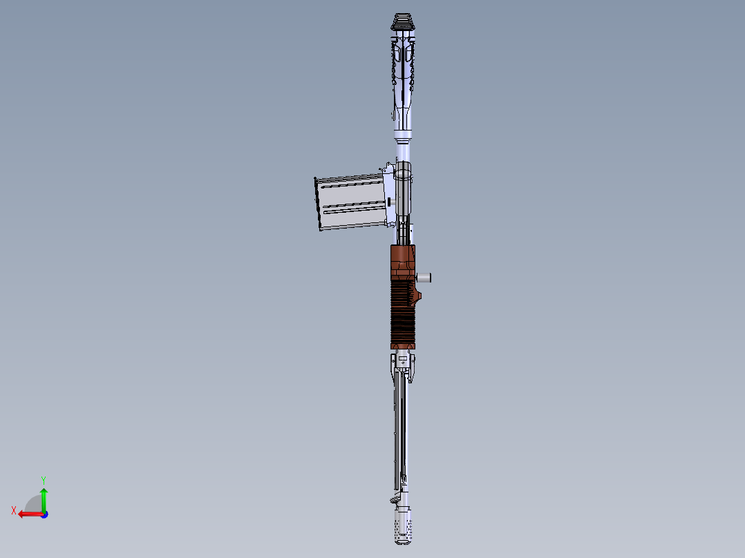 FG42空降猎兵步枪后视图