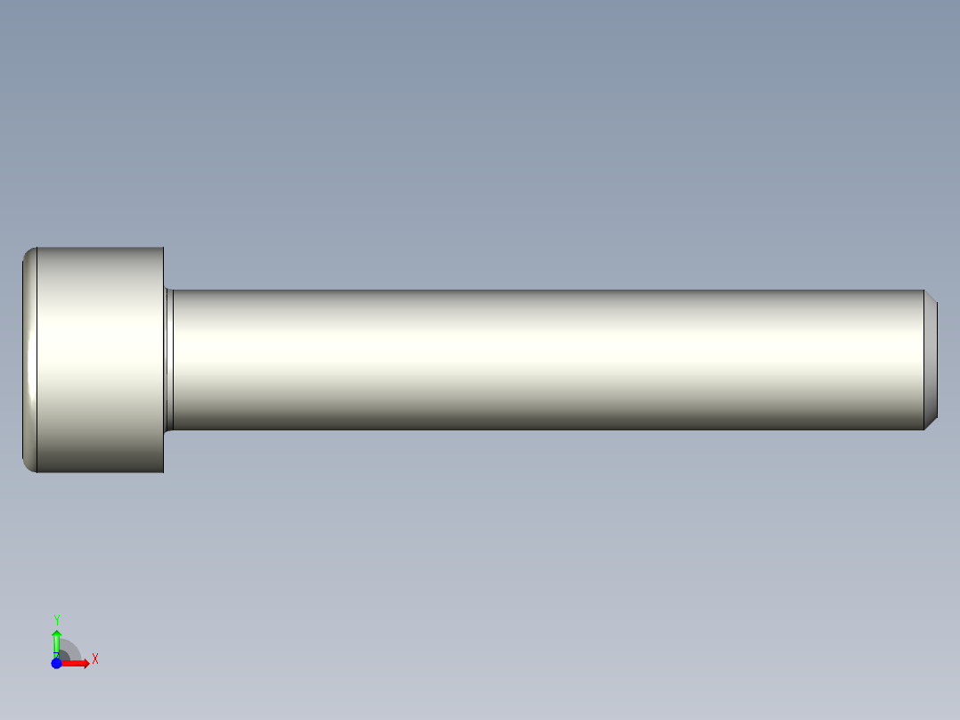 螺钉-DIN_912-M10x55.stp前视图