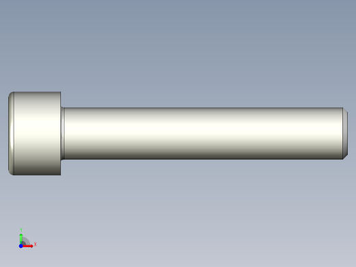 螺钉-DIN_912-M10x55.stp前视缩略图