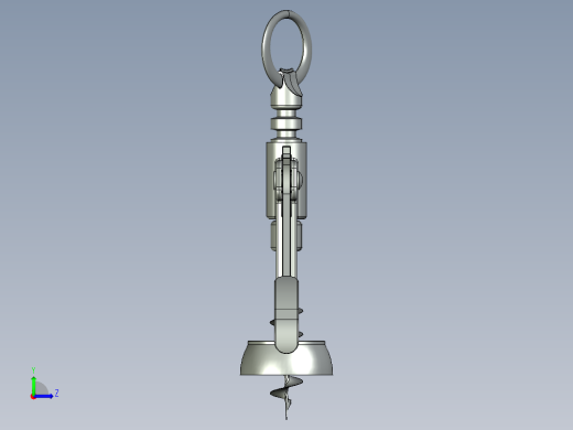 螺旋开瓶器14左视缩略图