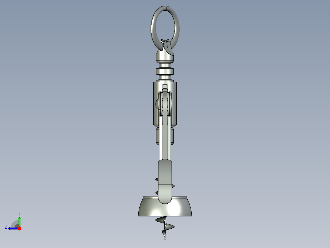 螺旋开瓶器14右视图
