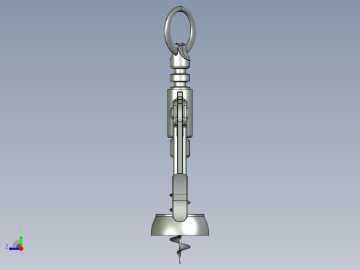 螺旋开瓶器14右视缩略图