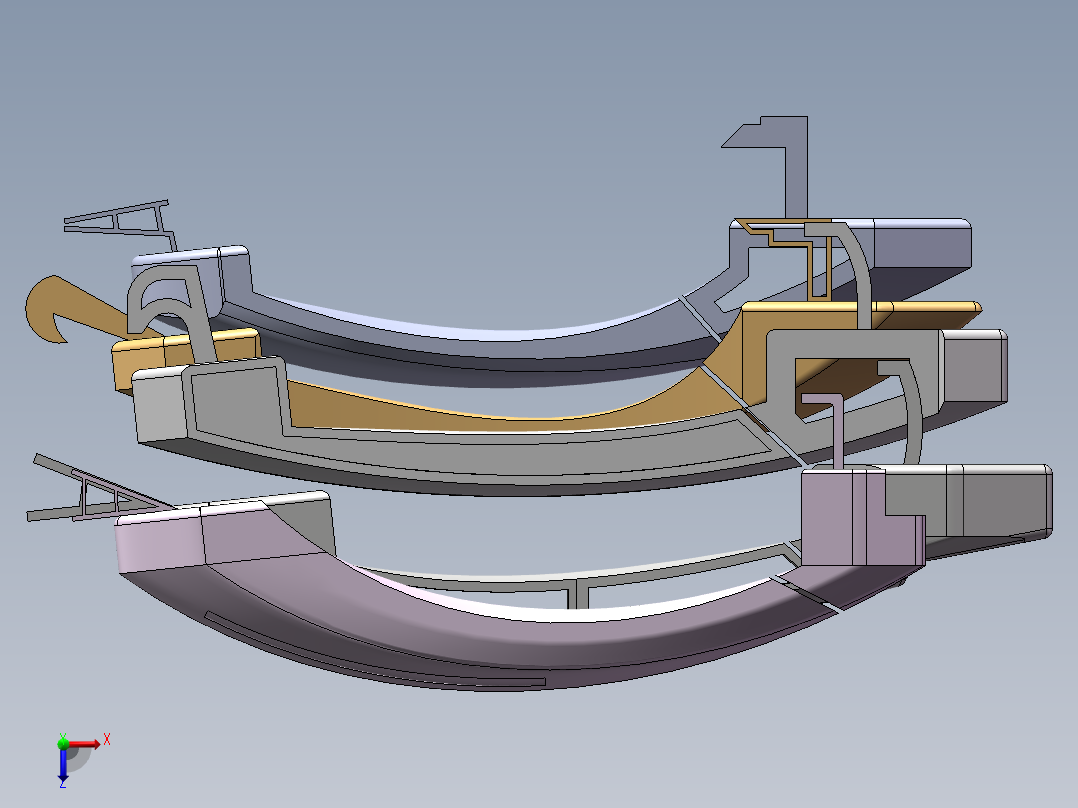 车门把手系列992464==35俯视图