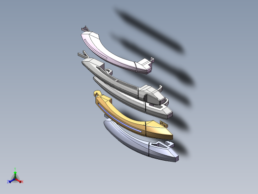 车门把手系列992464==35正等轴测缩略图