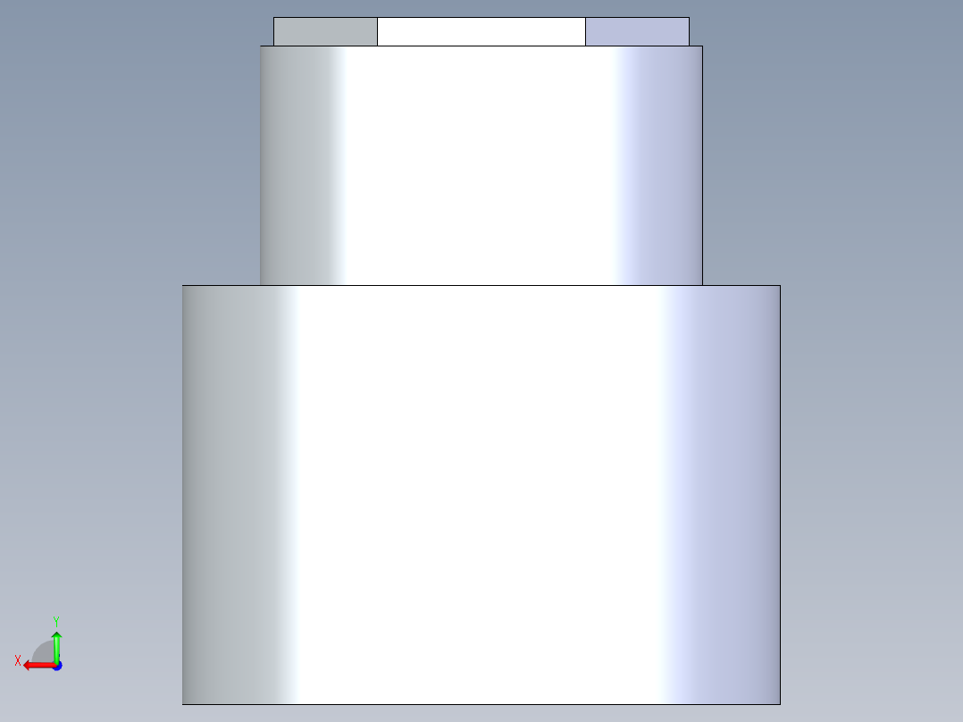 聚氯乙烯配件11A-Sch80_ReducerCoupling_SxS_829-209FB_1.5in x 0.5in后视图