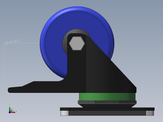 105脚轮直径75前视缩略图