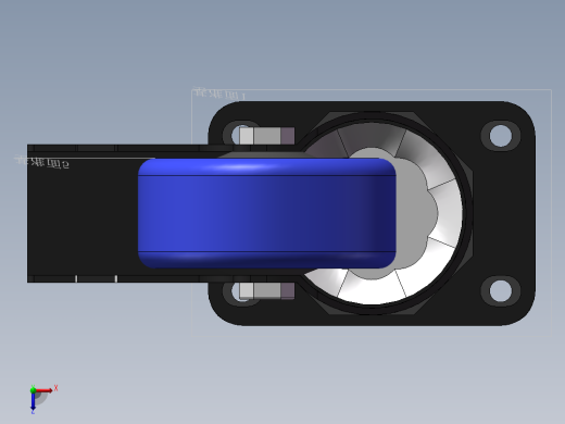 105脚轮直径75俯视缩略图