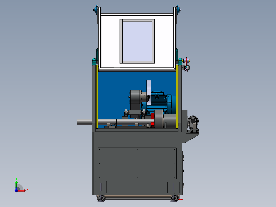 特殊切断机前视图