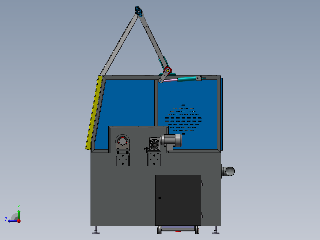 特殊切断机右视图