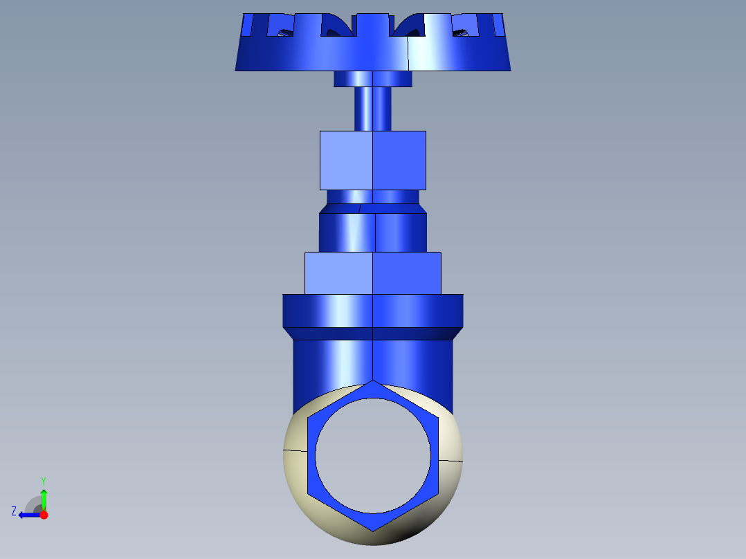 阀门模型HV3_DN32_BSP-0601300_1_WEB右视图