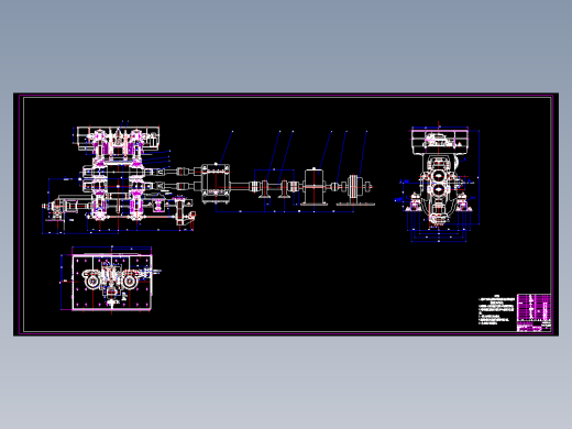 JS036-700水平轧机主传动系统的设计