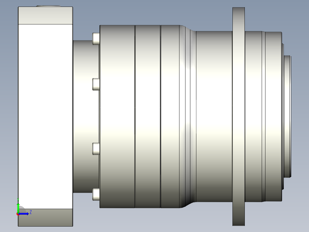 多摩川行星减速机TD-140-L2-35KA35左视图