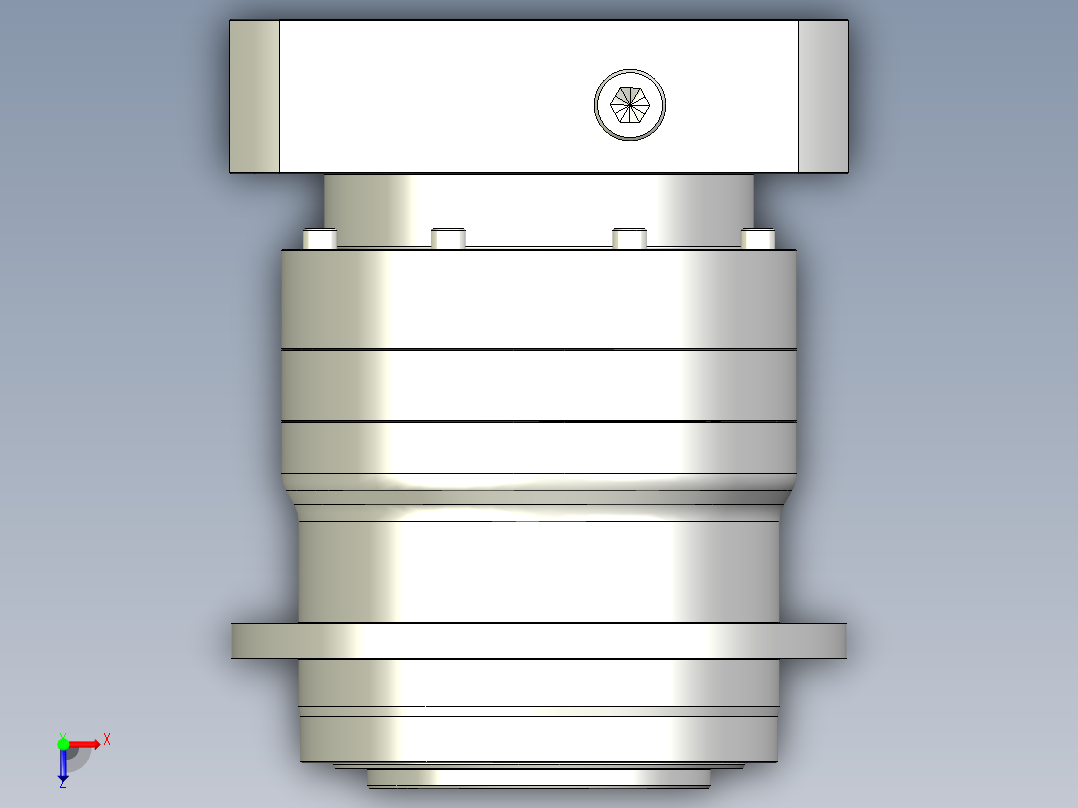 多摩川行星减速机TD-140-L2-35KA35俯视图