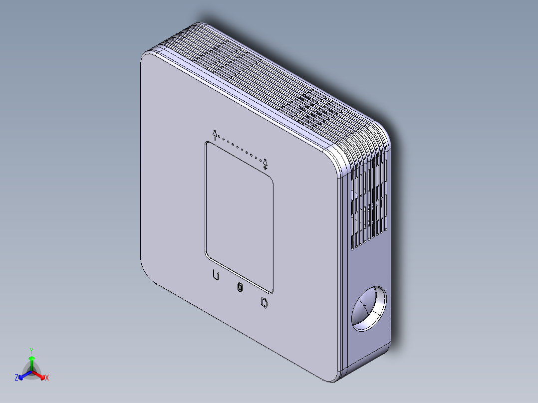 佳能迷你投影仪正等轴测图