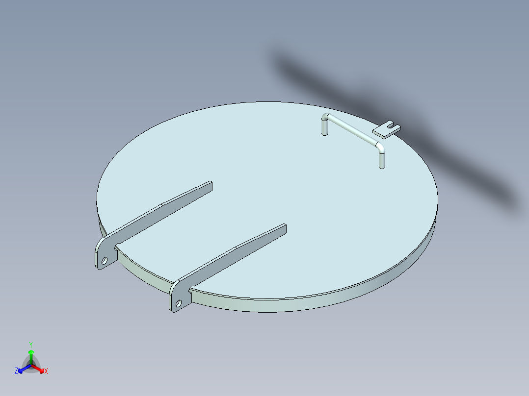 瓶盖、盖子(66)正等轴测图