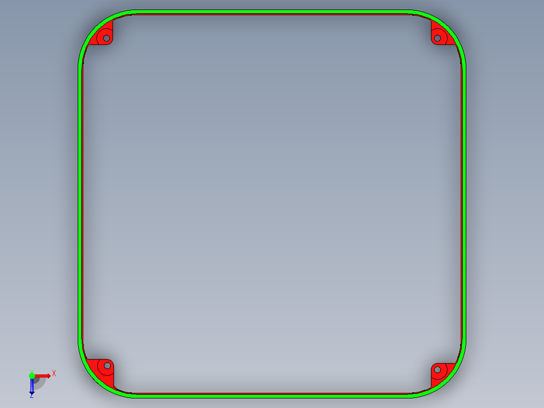 MAY-CASE笔记本CNC工装夹具三维模型-3俯视图