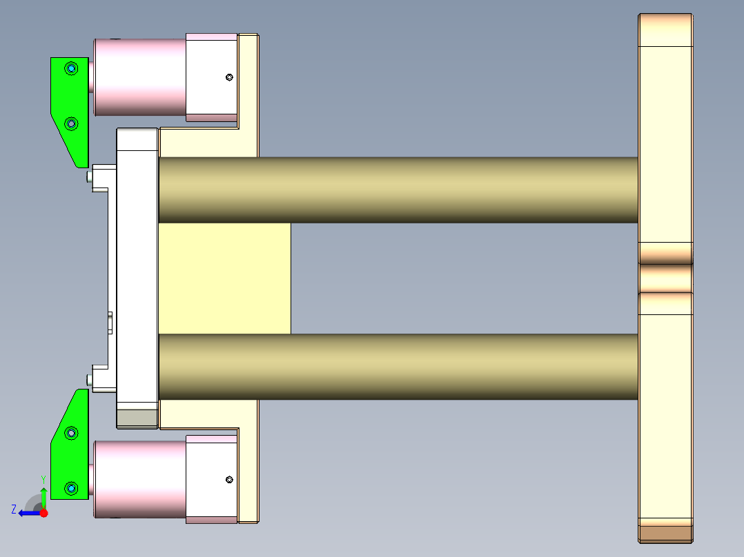 R4-笔记本CNC工装夹具三维模型CNC2-1026右视图