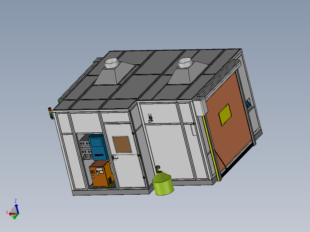 单机器人3工位工作站sw20