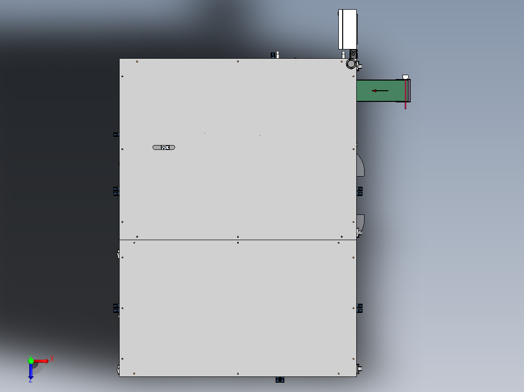 口红珠叉弹簧盖子组装sw20可编辑俯视图