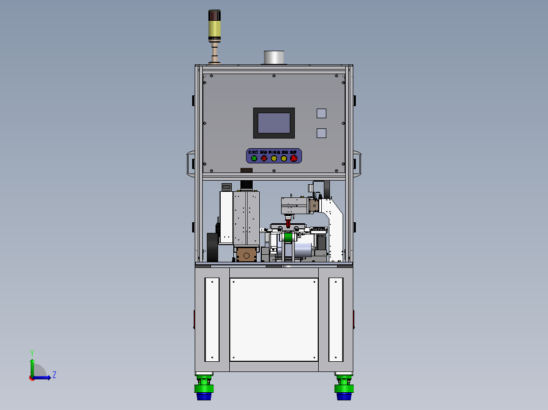 全自动焊锡机sw22可编辑左视图