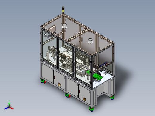 全自动焊锡机sw22可编辑正等轴测缩略图