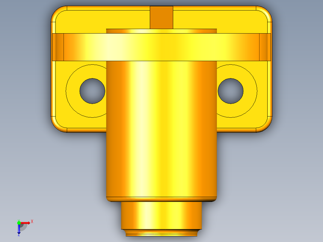 支座 KP003俯视图