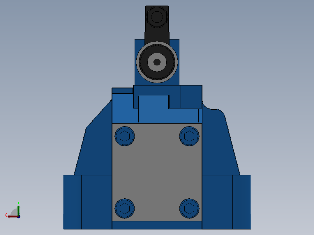 FWH-10直流插座式电液换向阀后视图
