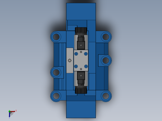 FWH-10直流插座式电液换向阀俯视缩略图