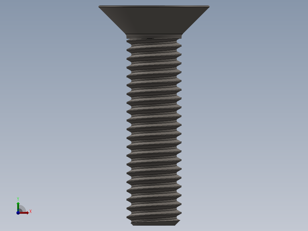 Screw_ISO_10642_M5x20_A2.SLDPRT前视图