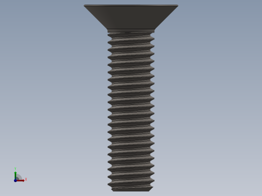 Screw_ISO_10642_M5x20_A2.SLDPRT前视缩略图