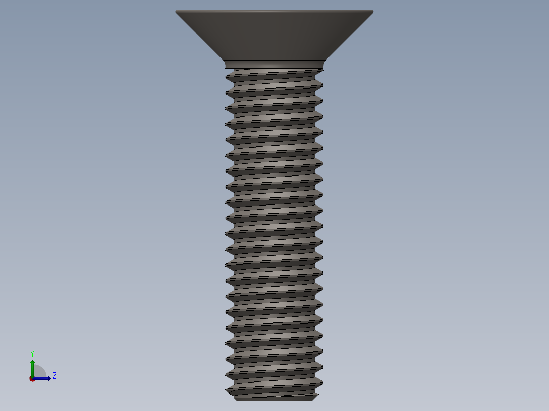 Screw_ISO_10642_M5x20_A2.SLDPRT左视图