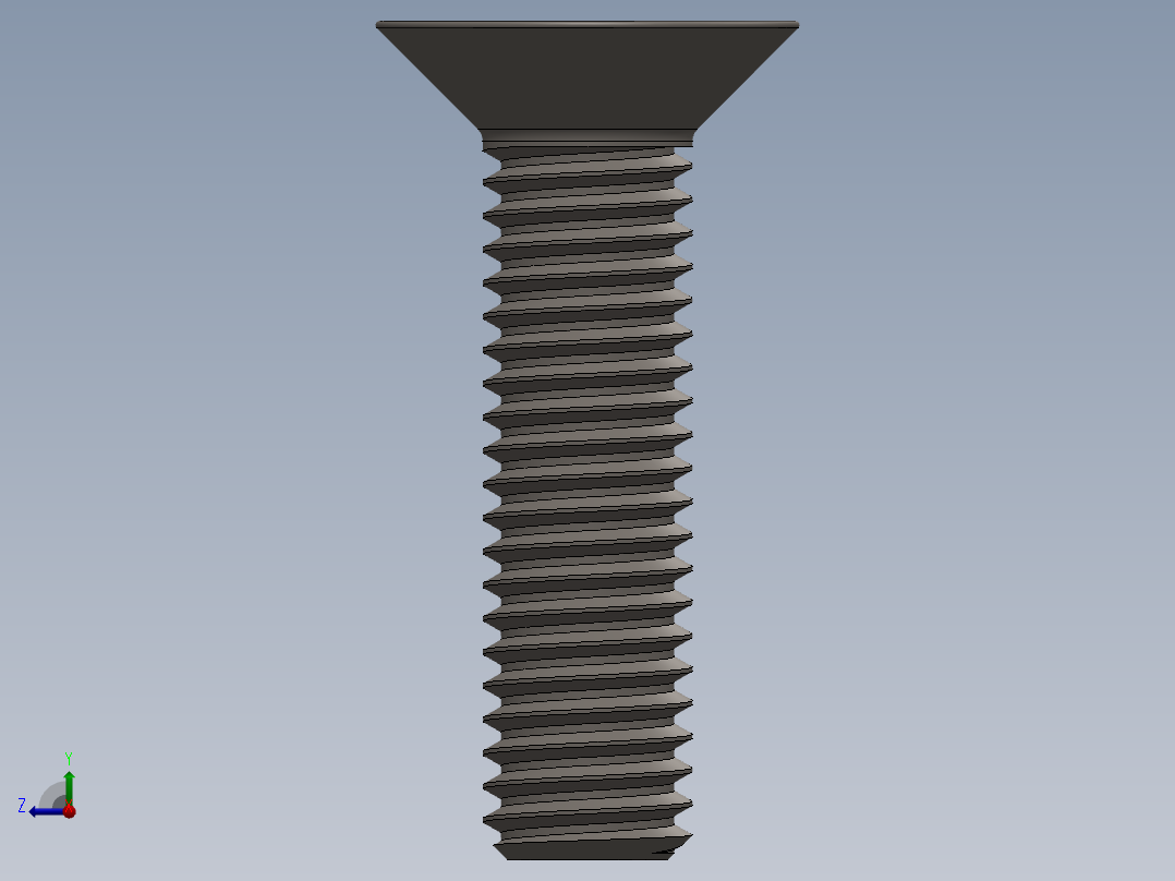 Screw_ISO_10642_M5x20_A2.SLDPRT右视图