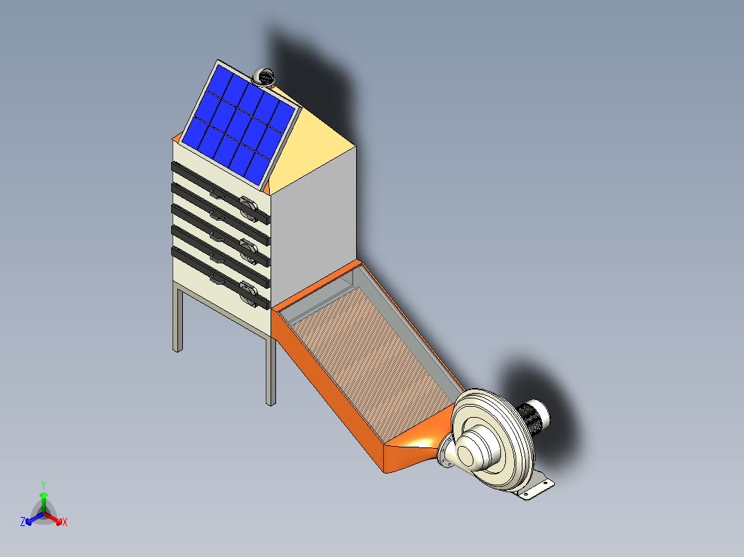 A0002467-太阳能干燥机正等轴测图