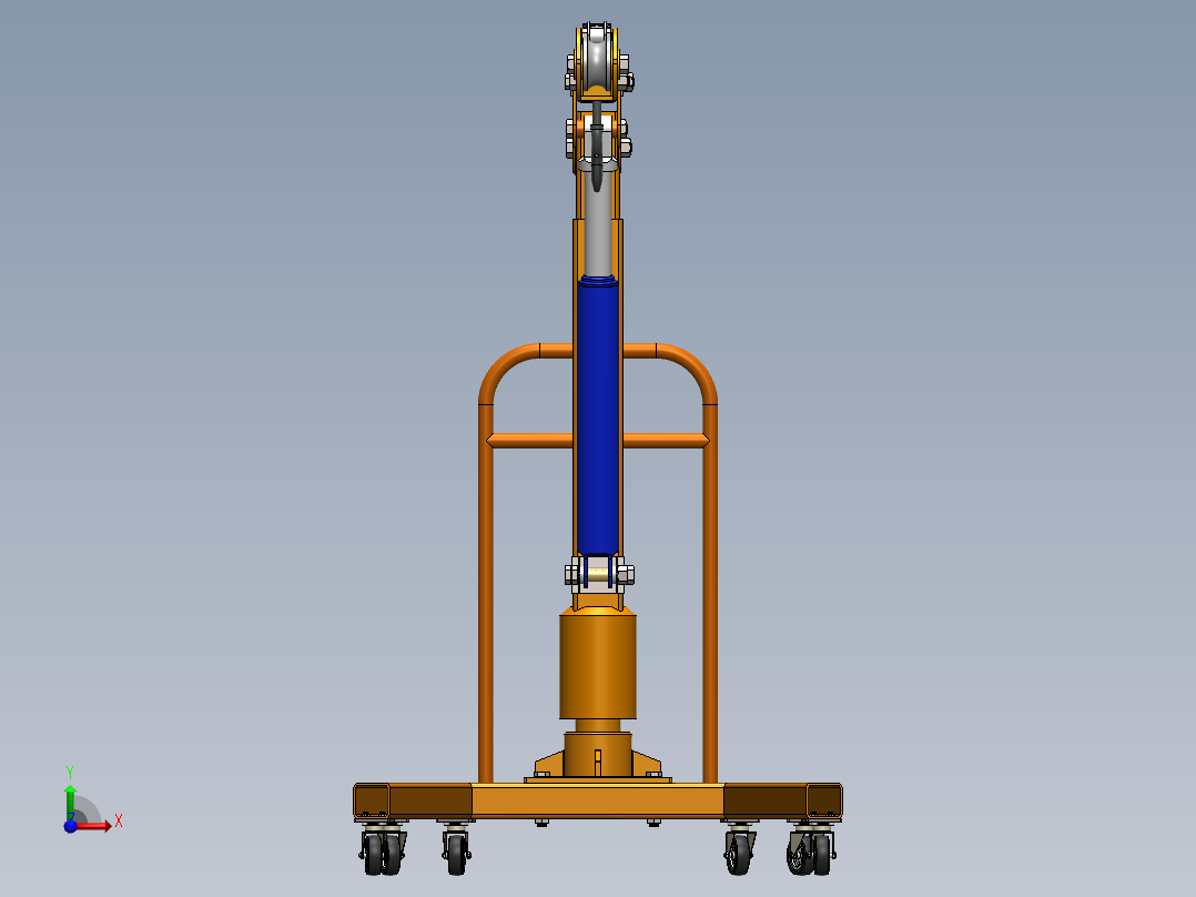 起重机-1(52)前视图